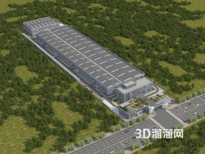 工厂3d模型